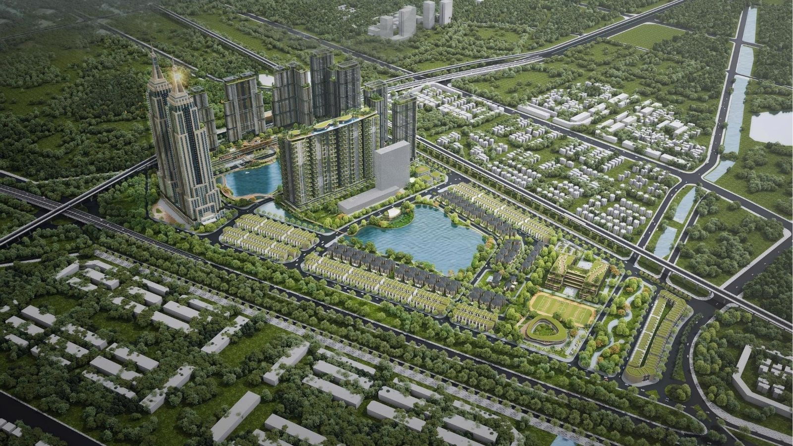 The InterCentral Đông Anh của tập đoàn Hateco đầu tư