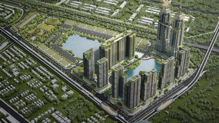 Khu đô thị The InterCentral Đông Anh thu hút lượng lớn khách hàng đầu tư tại Kim Chung - Đông Anh