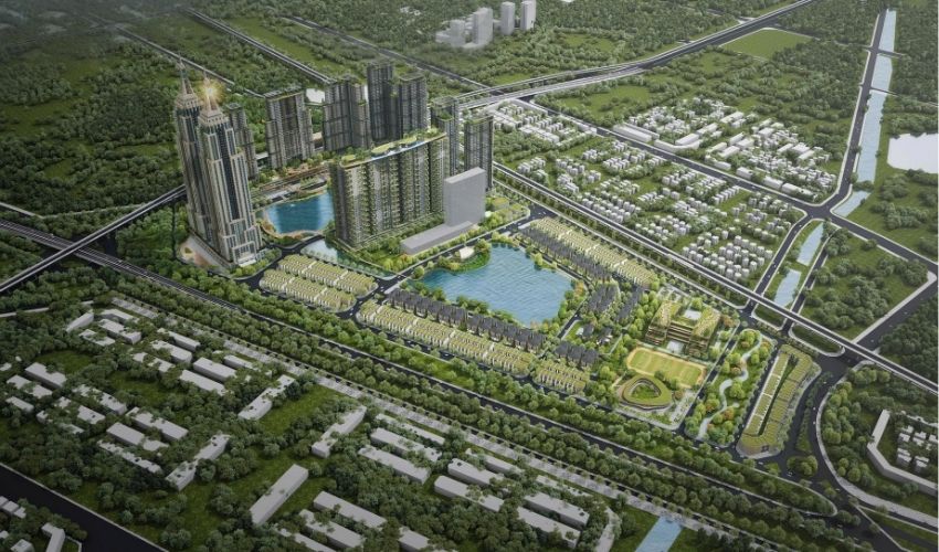 Vị trí dự án The InterCentral Đông Anh được đánh giá cao