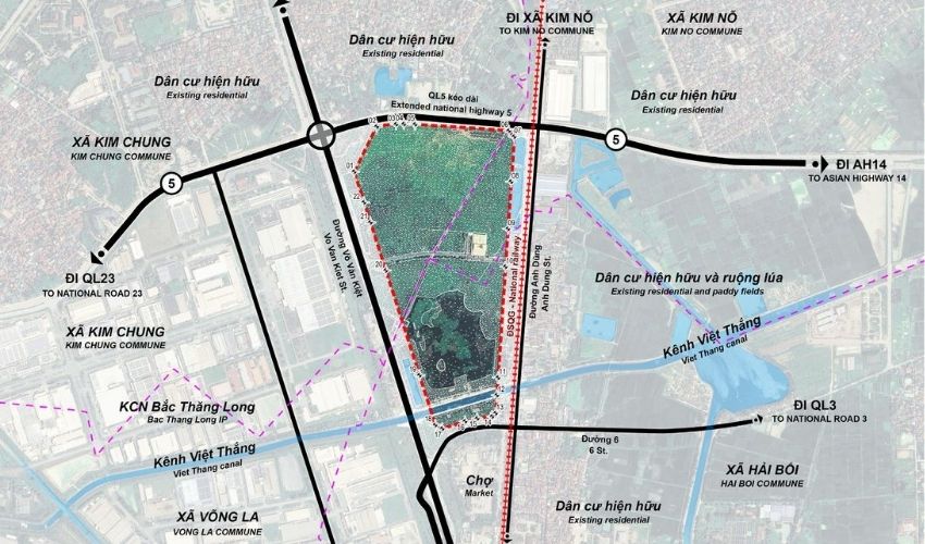 The InterCentral được định vị tại khu vực có khả năng kết nối mạnh mẽ